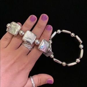 Set of Susan Shaw Stretch Bracelets